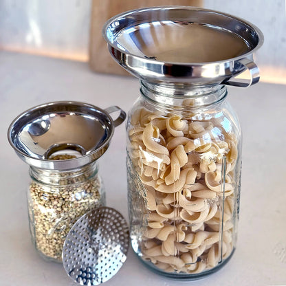Funnel Set with Strainer for Wide and Regular Mouth Mason Jars