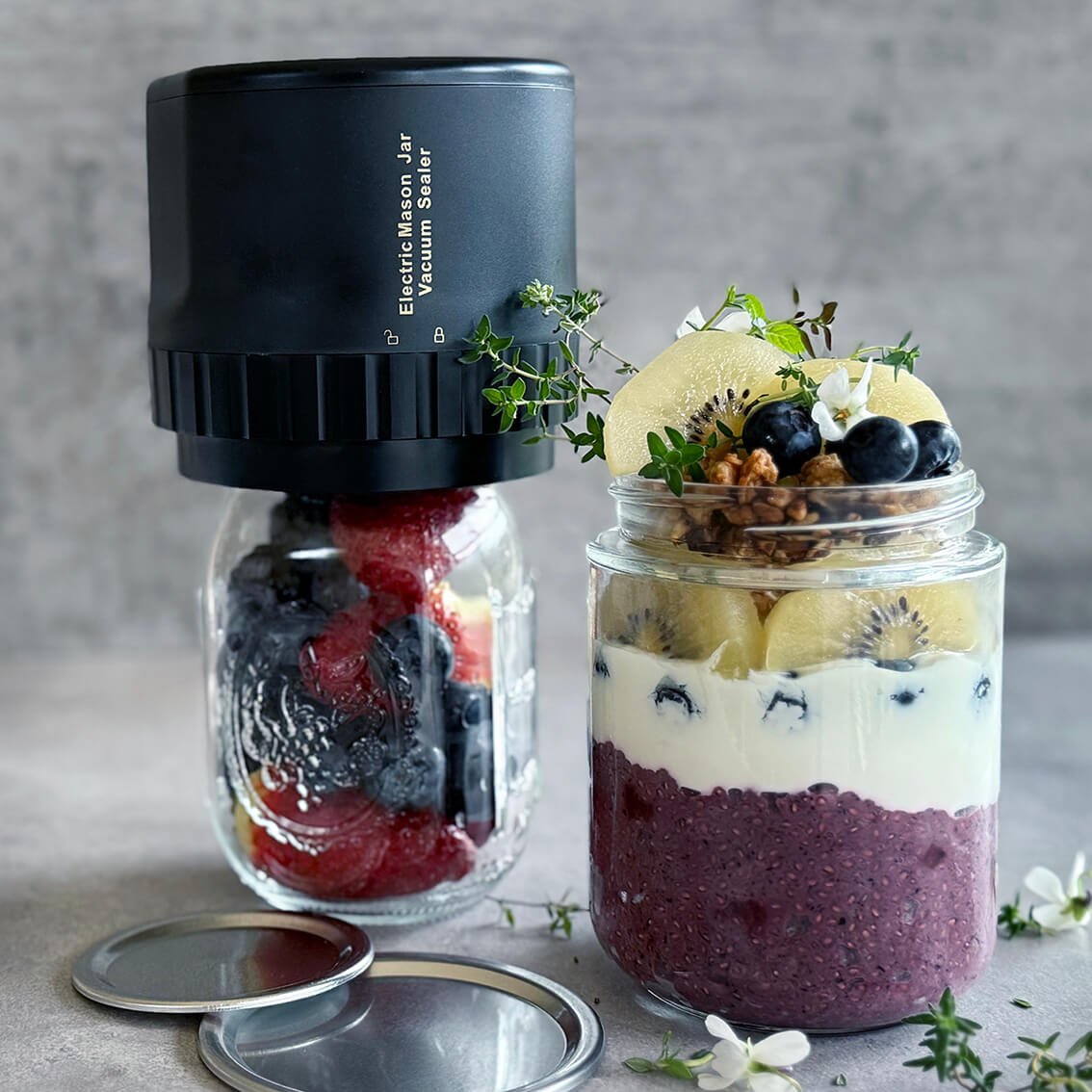 FreshPrep™ Mason Jar Sealer