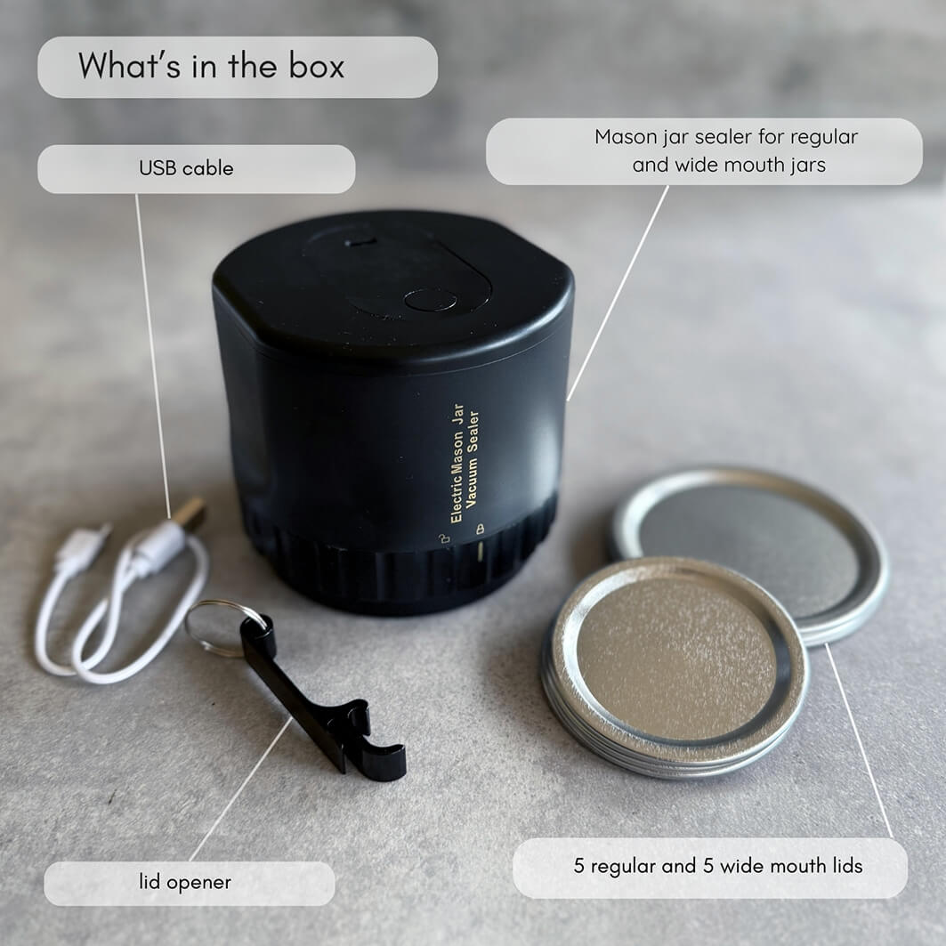 FreshPrep™ Mason Jar Sealer