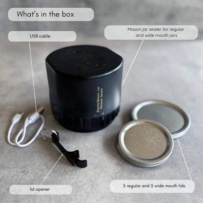 FreshPrep™ Mason Jar Sealer