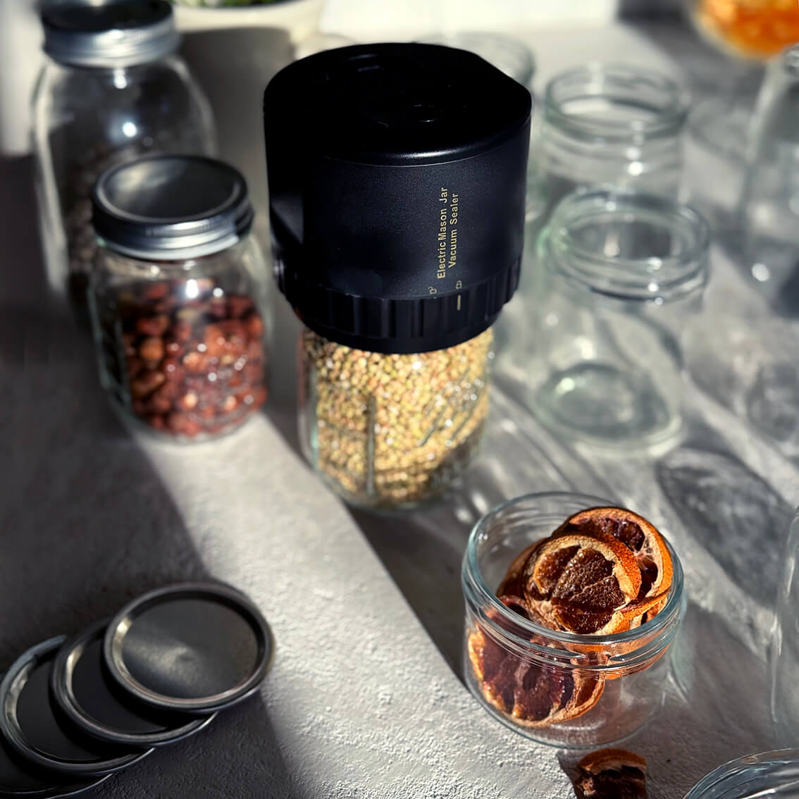 FreshPrep™ Mason Jar Sealer