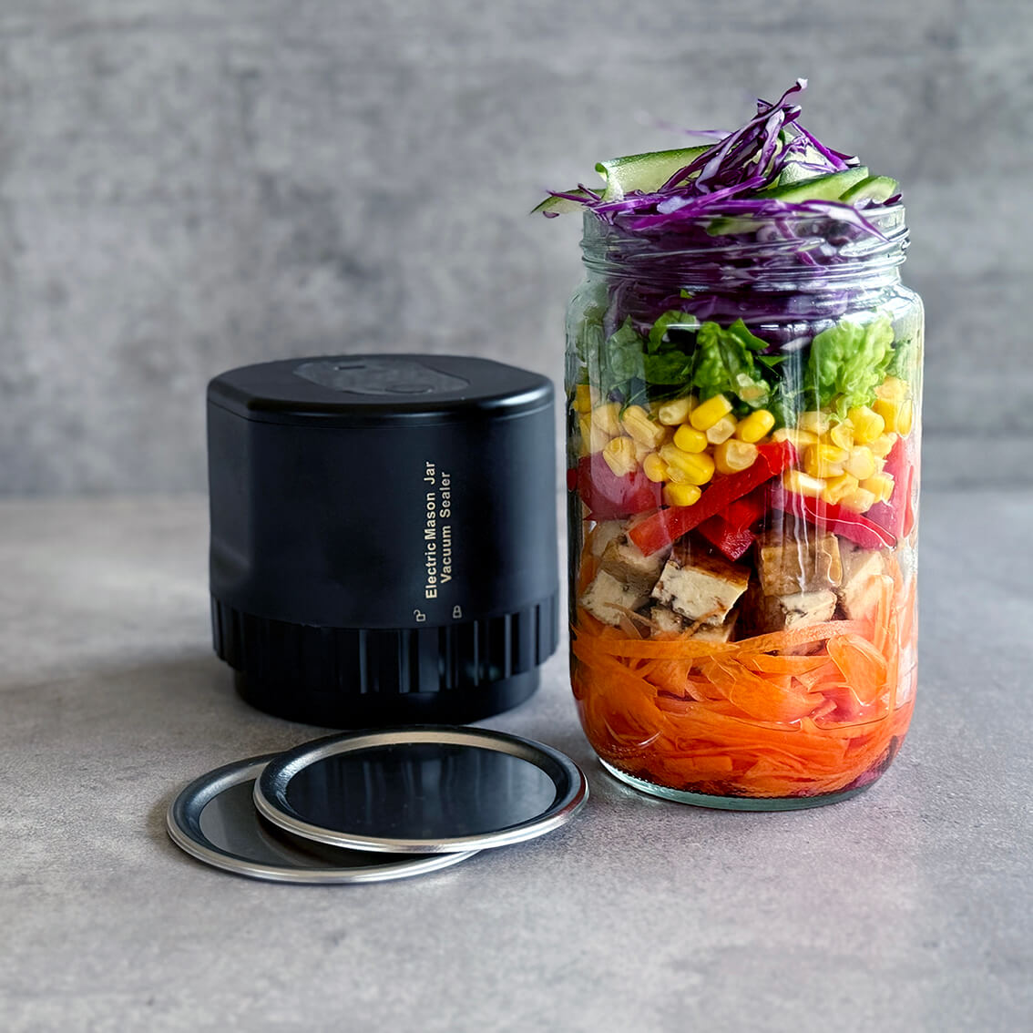 FreshPrep™ Mason Jar Sealer